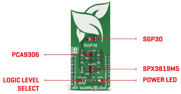 Mikroe MIKROE-2896 Air 4 Quality Click